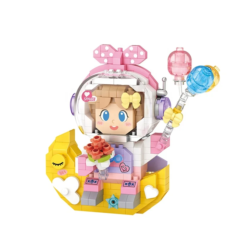 LOZ Small Particle 8828 Astronaut Girl Puzzle - Educational Toy