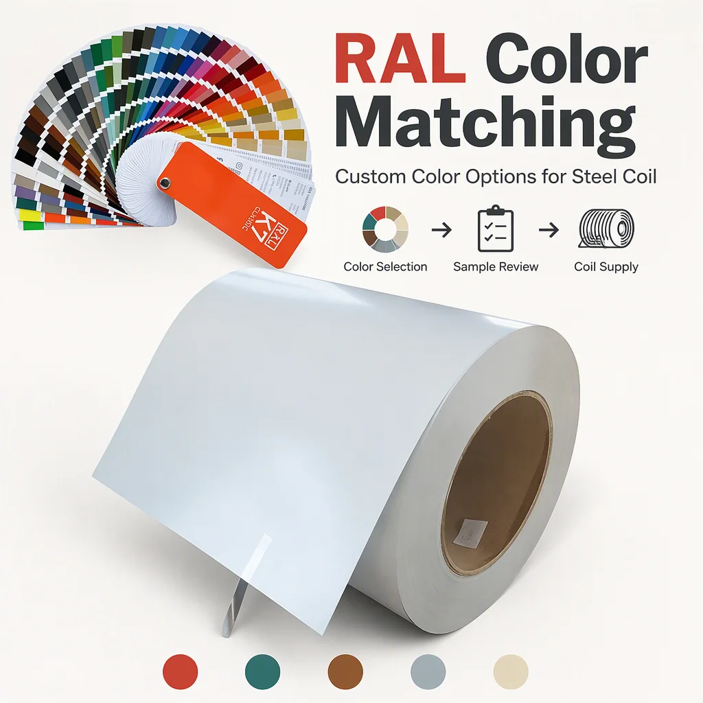 RAL Red Prepainted Zinc Coated Color Coated Steel Coil