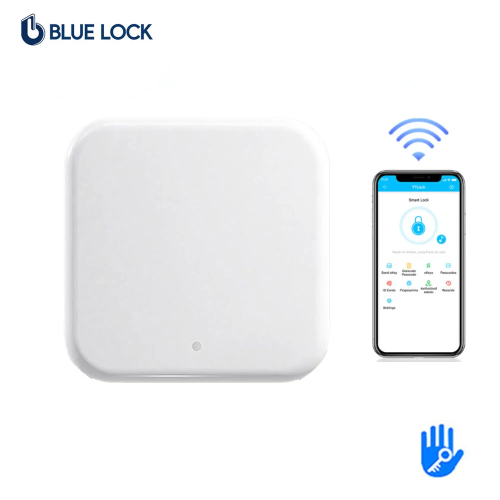Bluelock TTLock Smart G2 Matter Gateway Model with WiFi ABS Plastic Cloud Storage for Outdoor Access Control Applications