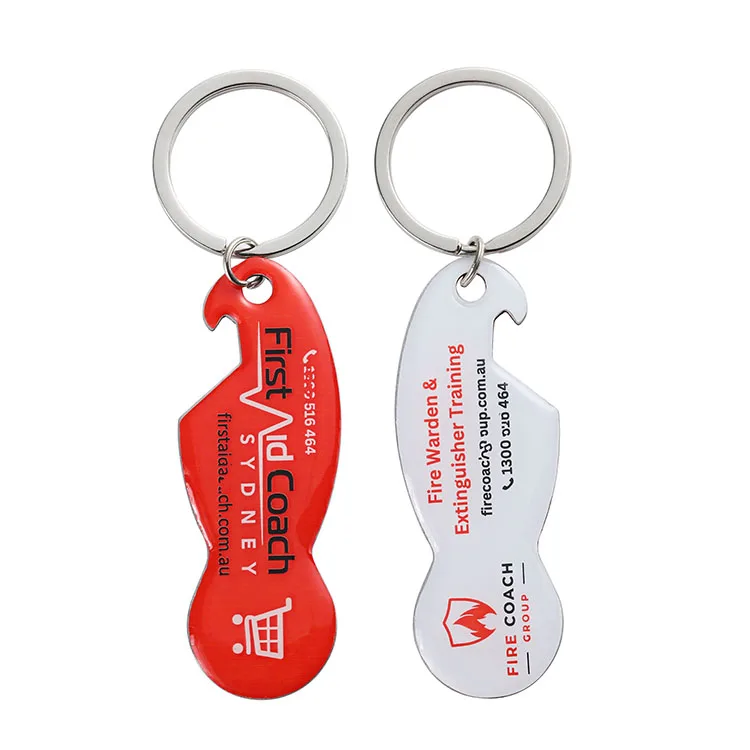 Locker Custom Design Metal Supermarket Trolly Coin Token Chip Keyring Shopping Cart Keychain_voghion.com