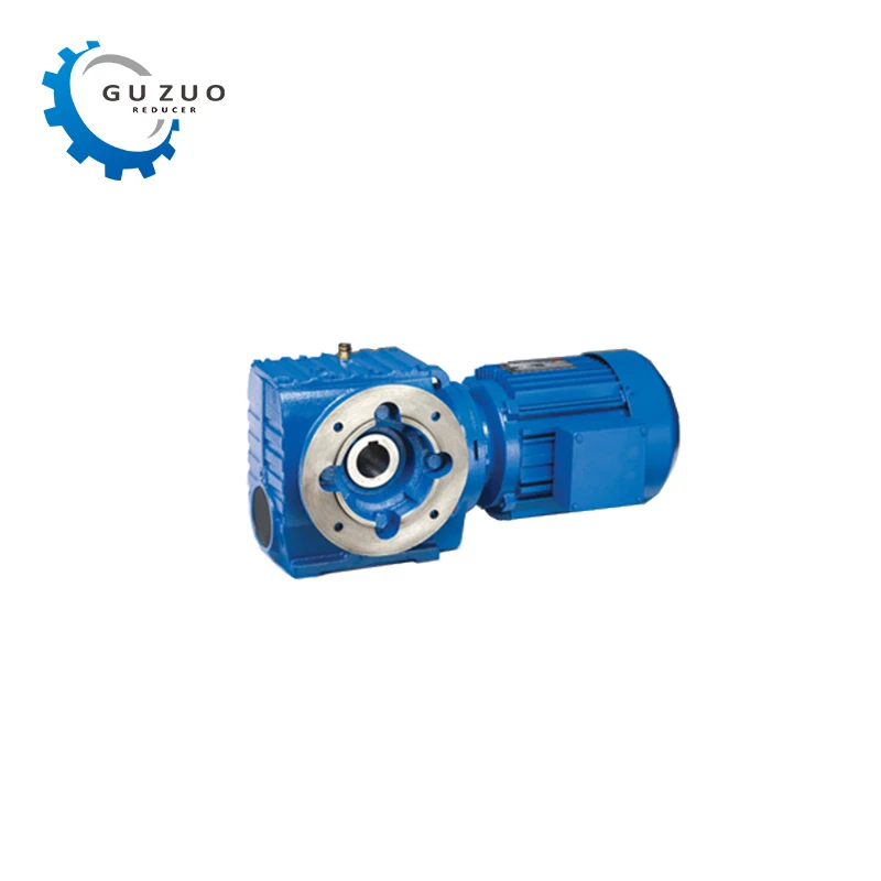 Guzuo высококачественный электрический S серии спиральный редуктор скорости червячного редуктора для редукторных двигателей с прямоугольной
