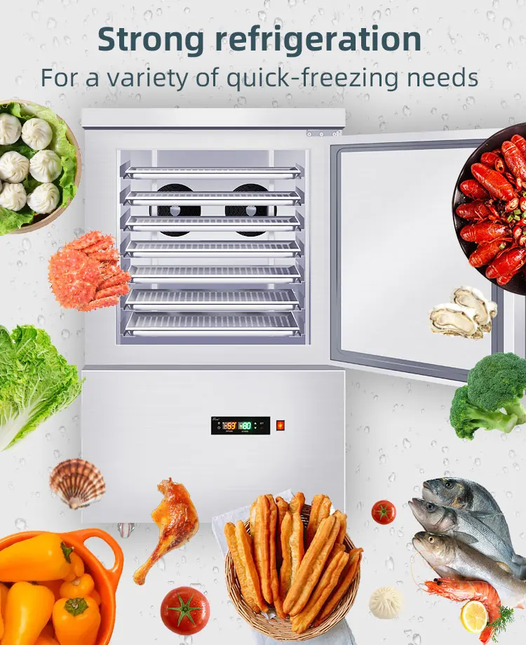 Ultra Low Temperature Mini 5 Trays Stainless Steel Small Fast Freezing