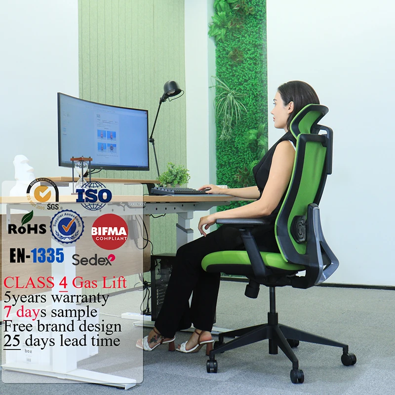 Comfortable Mesh Office Chairs Gaming Conference Executive Work Chairs Silla Escritorio Adjustable Swivel Recliner Chair Office