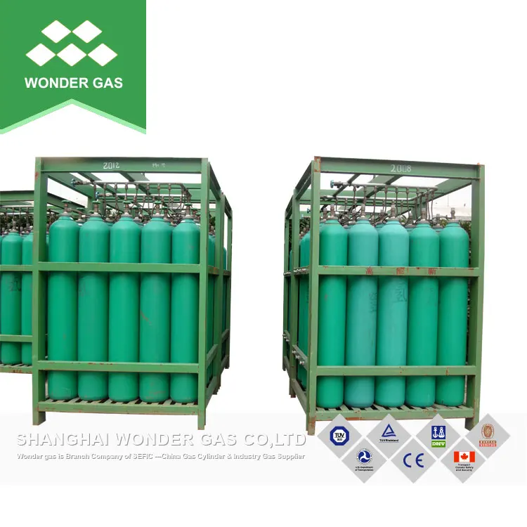 Professionally Supply 40l 150bar High Pressure Hydrogen Gas Cylinder