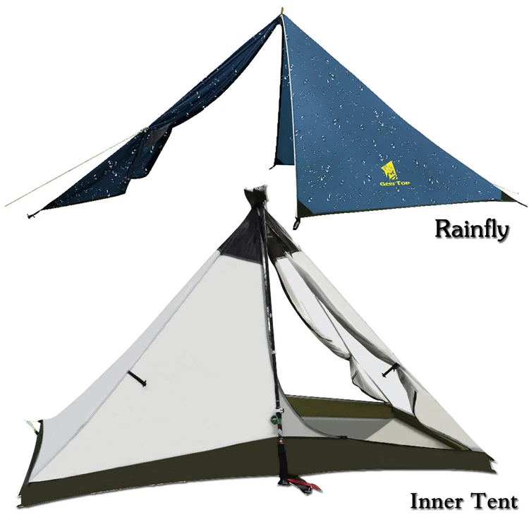 Распродажа, Geertop четыре сезона, 1 человек, складной походный вигвам, пирамидка, палатка