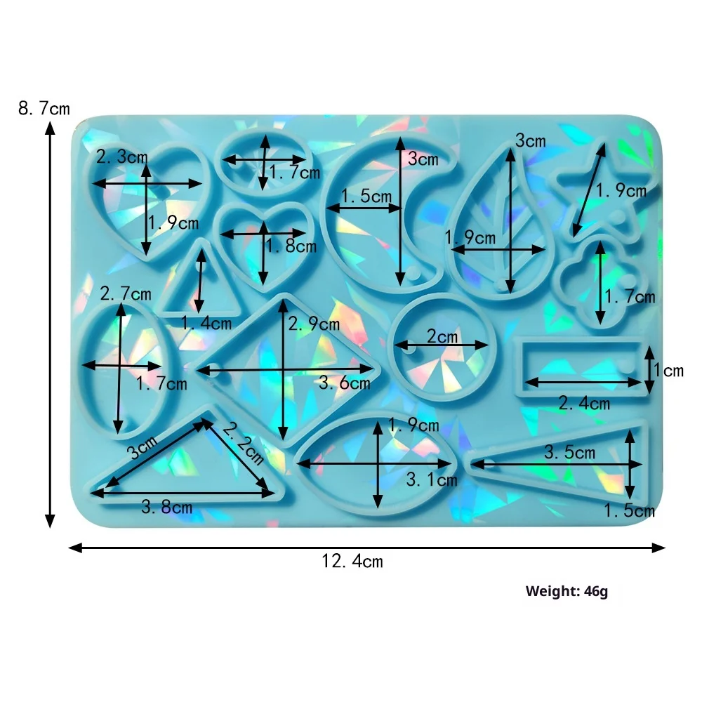 Environmentally Friendly Silicone Mold Keychain Earrings Ear Pendants Drop Earrings Wind Chimes Silicone Molds details