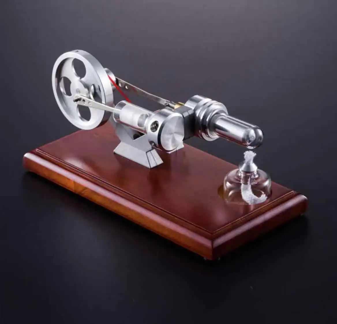 Experimental Miniature Stirling Engine Generator Hot air Steam Engine Model for Sale