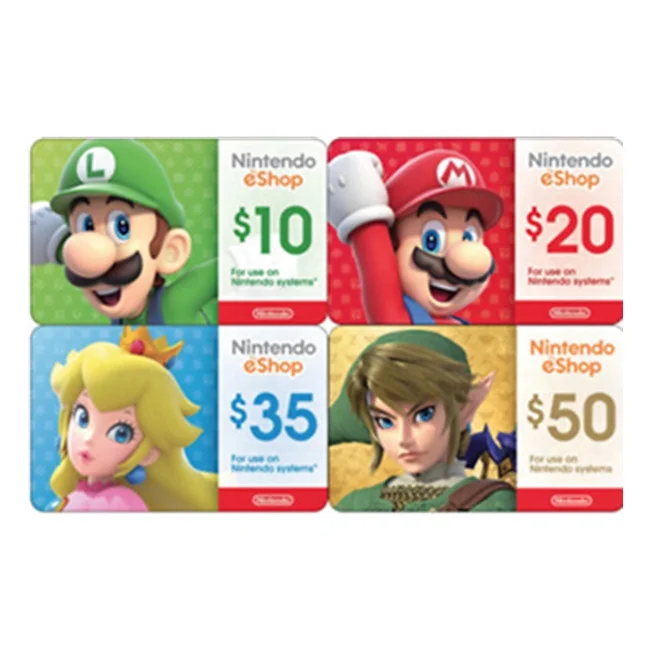  Nintendo Eshop Prepaid Card $50 for 3ds or Wii U by