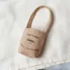 Artistic canvas bag-brown-10-20cm universal
