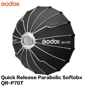 Godox Softbox Accessories QR-P70T 70CM Quickly Release Parabolic Softbox for Video LED Light Live Broadcast Bowens Studio Flash detail image