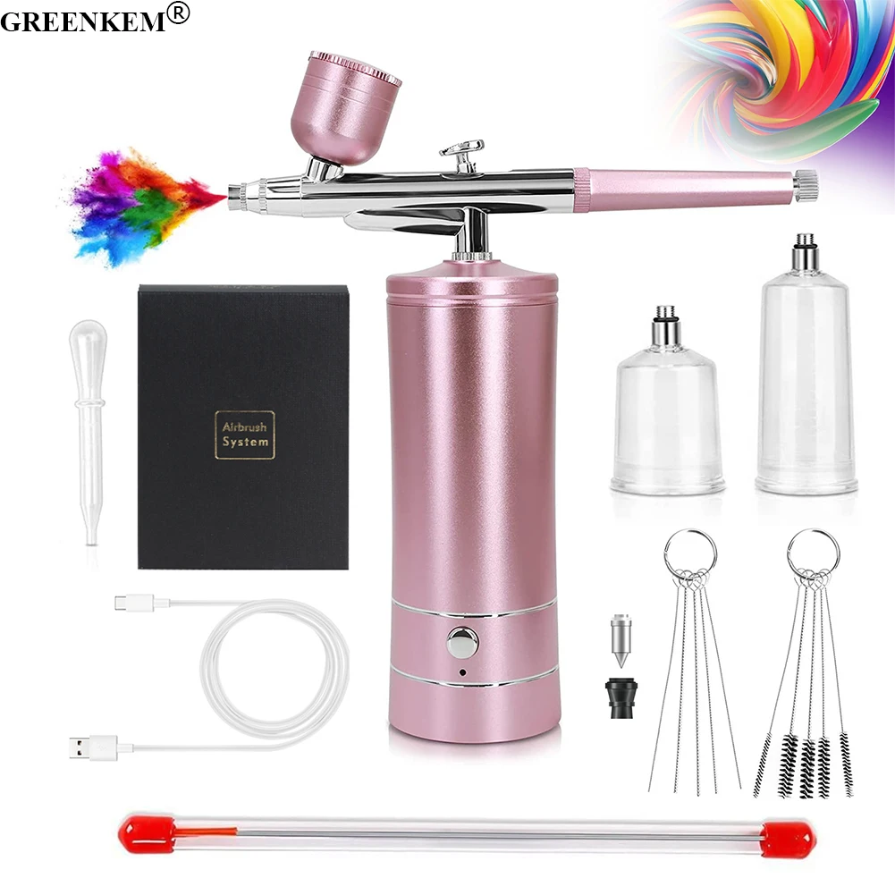 New Makeup Airbrush Machine Spray Gun Facial Airbrush Set Nail Airbrush ...