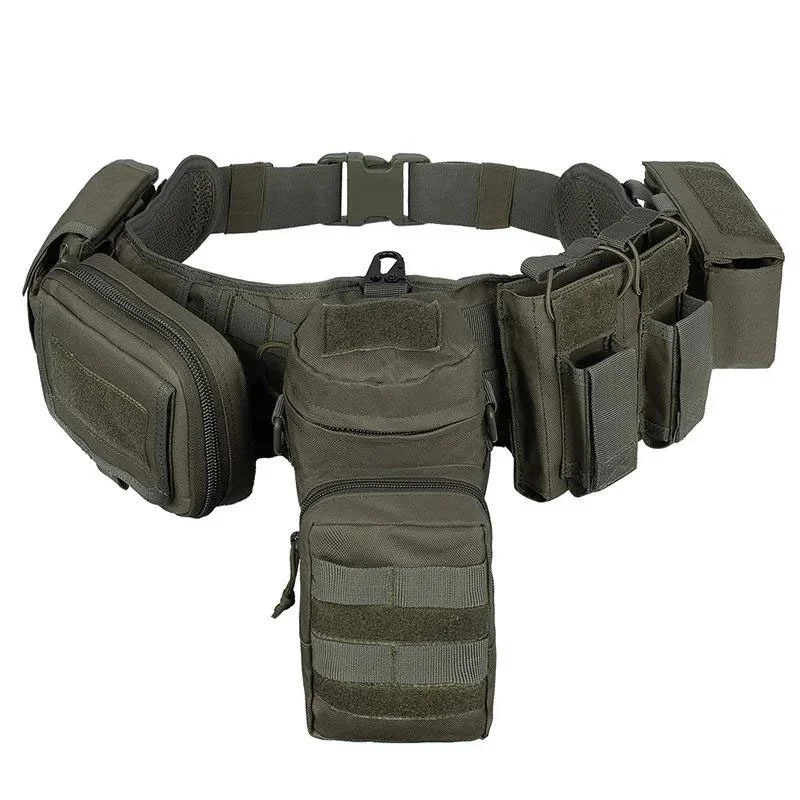 Detachable Training Tactical Waist Camouflage Multifunctional Set Tactical Waistband Security Combination Belt Accessory Bag