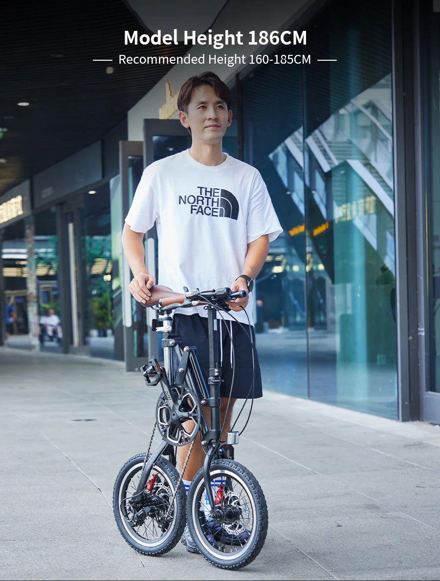 MINT 16inch Folding Bicycle - Lightweight & Full Shockproof Frame