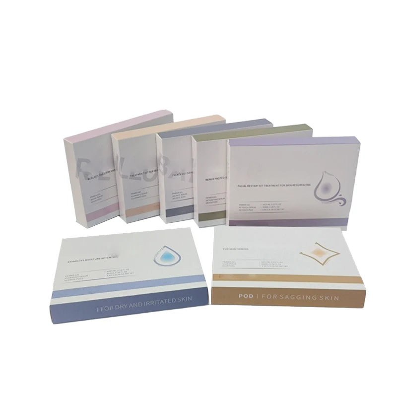 Good Effect 7 Types CO2 Oxygen Facial Bubble Kit Capsule Product Skin Cream for Oxygen Machine