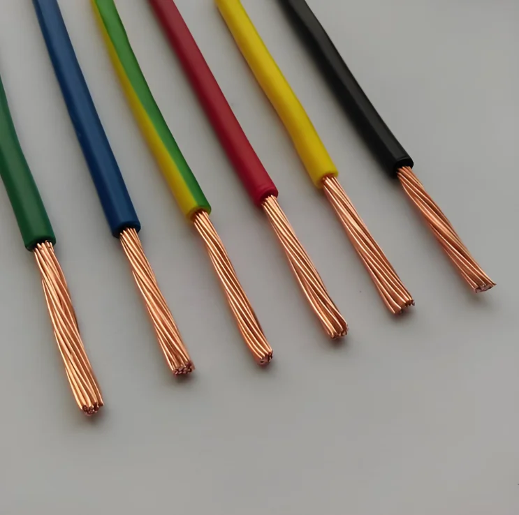 Koperen Kabel Bv/Bvr 1.5 Mm 2.5 Mm 4 Mm 6 Mm 10 Mm Enkele Core Draad Flexibele Kabel