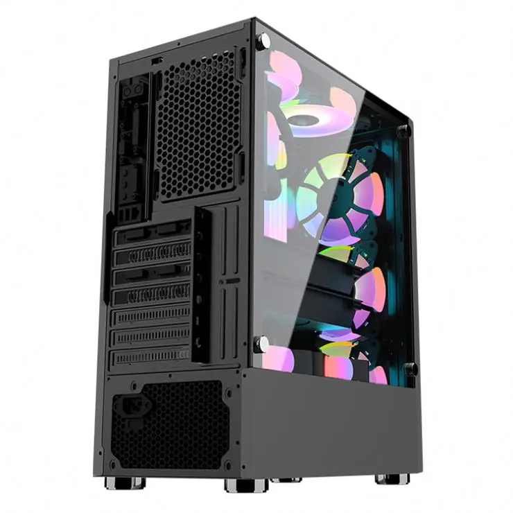Colorful RGB Computer Components Gaming PC Case