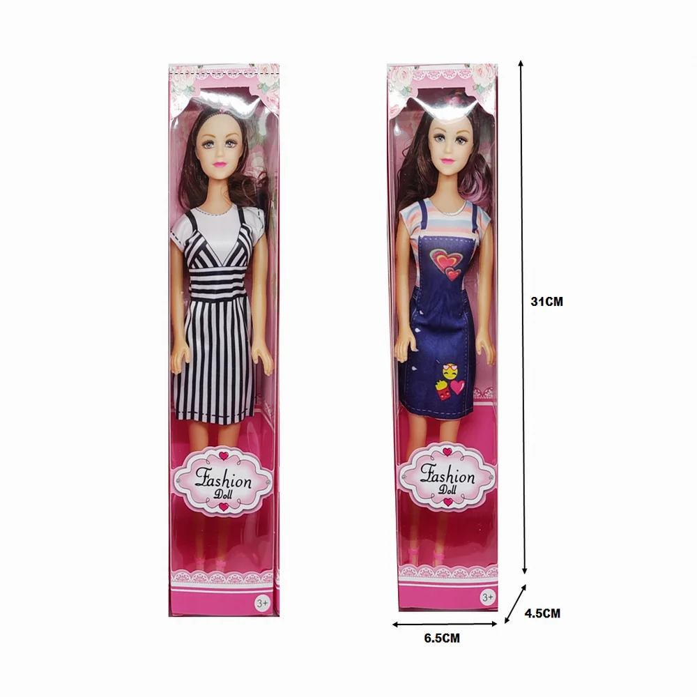New Design 30cm Movable Doll With Clothes 11.5" Empty Doll With Skirt Baby  Doll Girls Play House Diy Dress up Toy Gifts