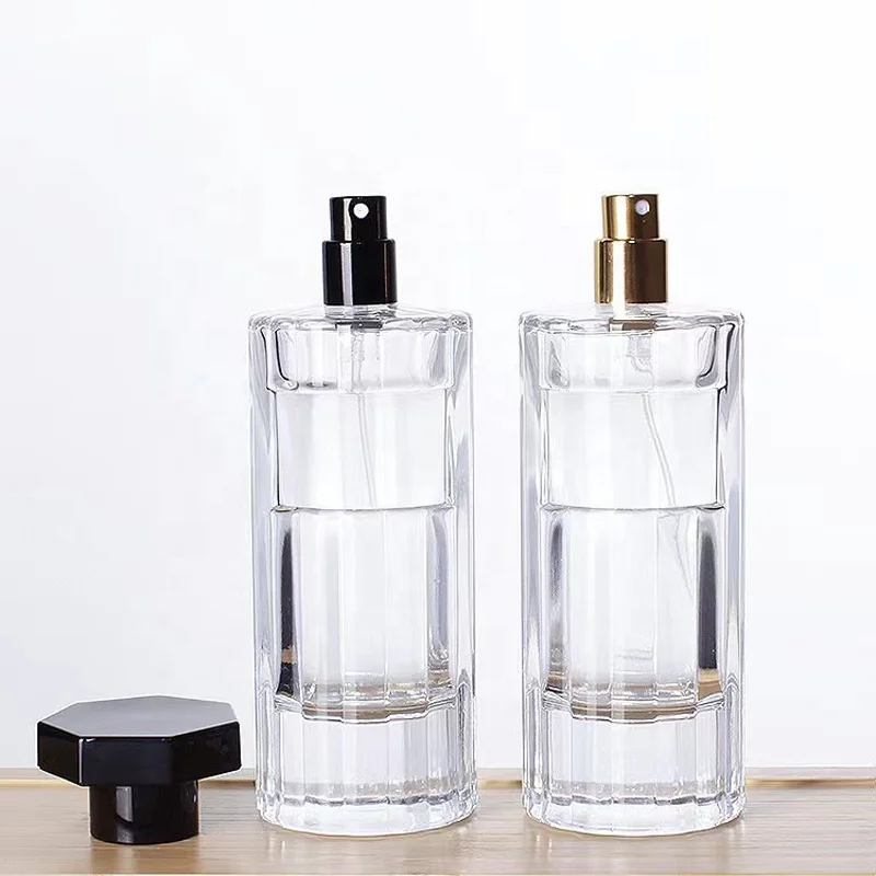 Factory Price Empty Perfume Bottles Custom logo 100ml Luxury Glass Perfume Bottle