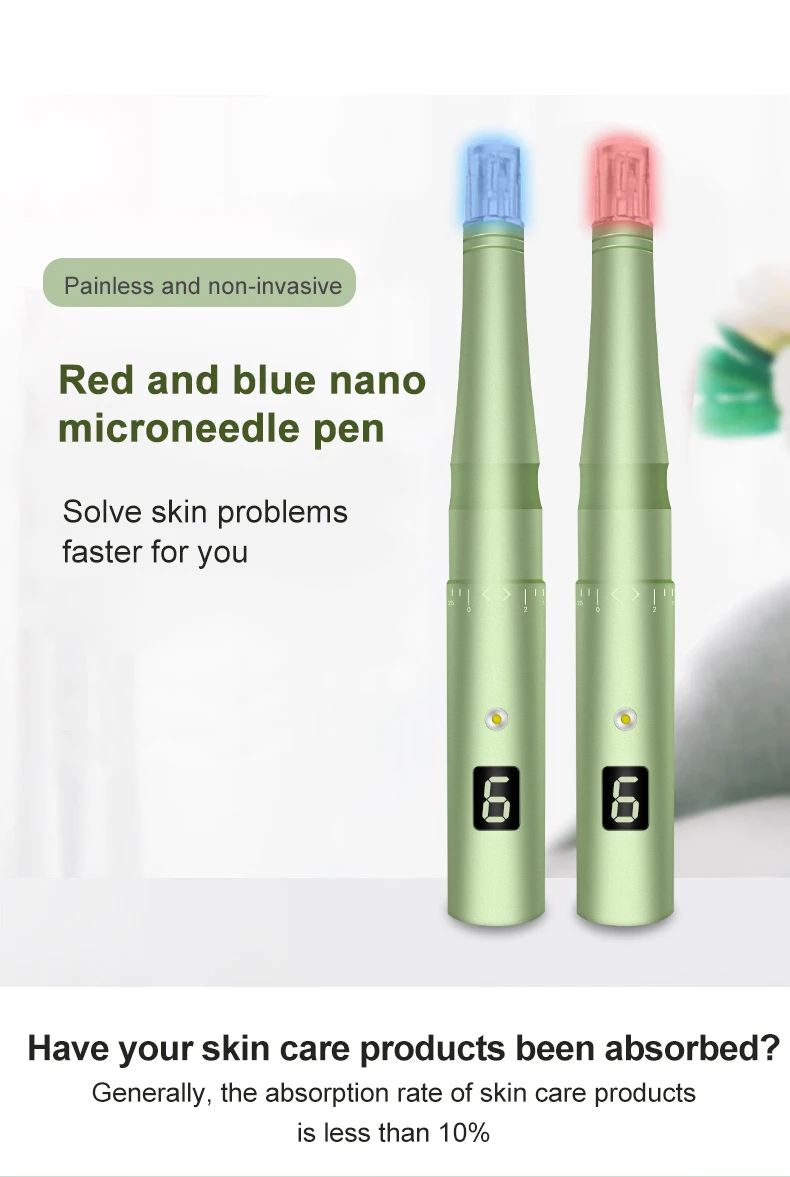 2021 New Microneedling Pen With Hyaluronic Acid Microneedling Serum