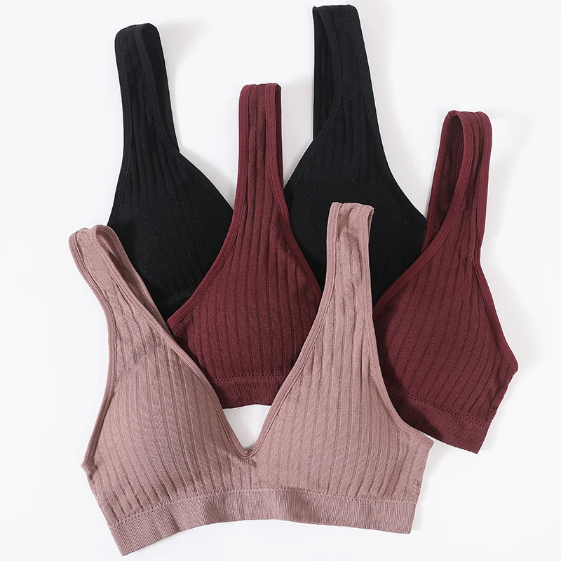 plunge seamless bralette