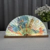 Colorful  paper fan shape lamp
