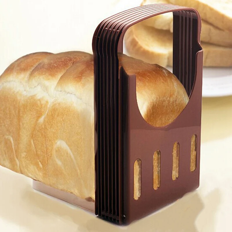Bread Slicer Household Toast Slicer Slicer Baking Mold Set Bread Sliced Rack Rebanadora De Pan Tostado