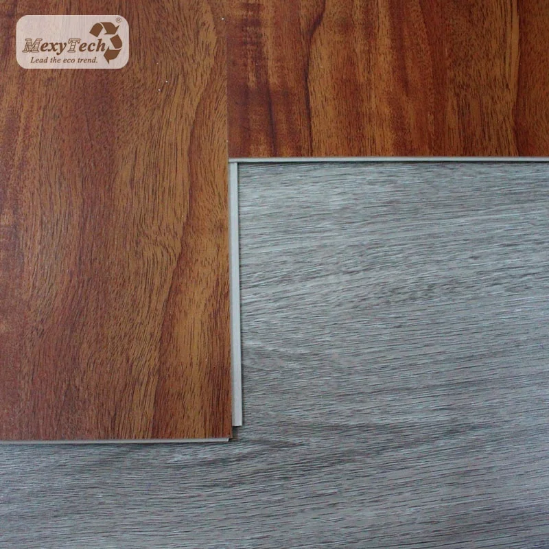 Luxury SPC Vinyl Waterproof Flooring PVC Material Wood-Looking Laminate with Anti-Slip Feature and Easy Click Installation