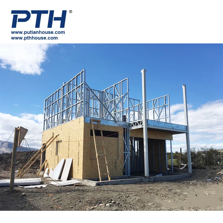 Prefab Fast Construction Light Steel Structure Prefabricated Luxury House Villa on Sale