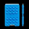 Sky Blue Card insertion, double-sided suction cup, logo