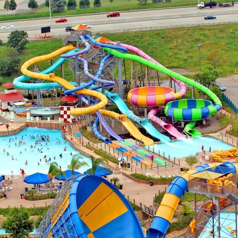 Fiberglass Amusement Park Rides - Super Behemoth Bowl Water Slide
