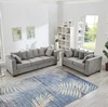Grey + Velvet + 5 Seat