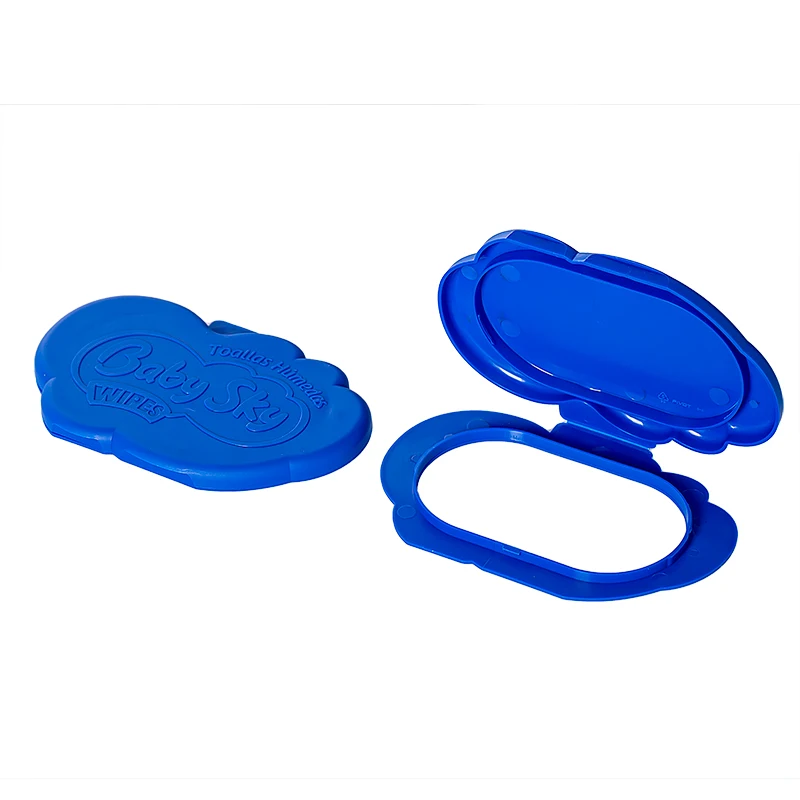 Custom PP Plastic Wet Wipes Cover Flip Top Lid for Cleaning
