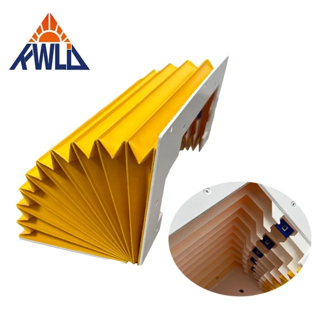 Flexible Accordion Type Protective Bellow Cover Rubber Round Bellow Shaft Accordion Cover