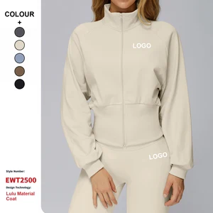 Custom New Personalized Bandage Cape Top Yoga Long Sleeves One-Piece Bandage Yoga Wear Women Gym Outdoor High-End Sweatshirt