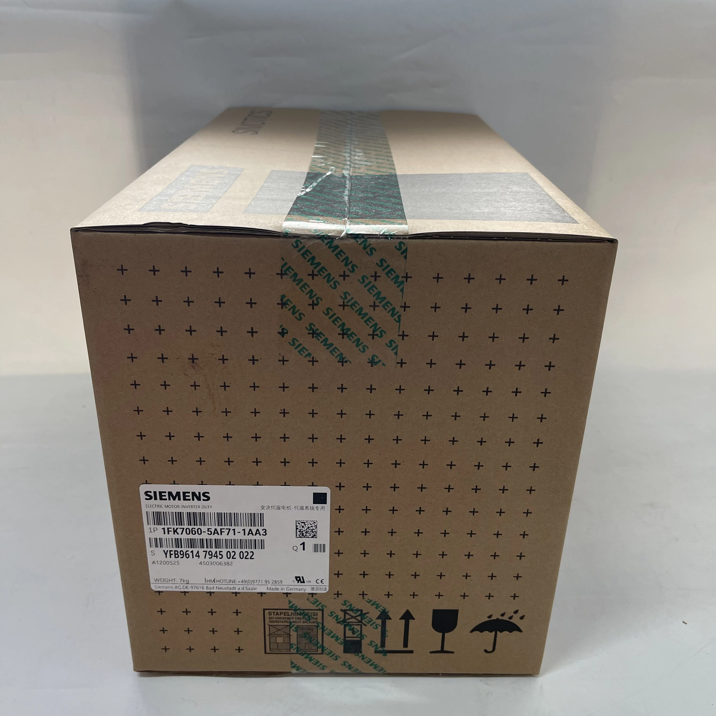 Siemens AC Servo Motor 1FK7060-5AF71-1AA3