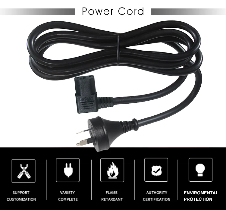 Rice Cooker Kettle Power Cord Australian 3pin Plug To Iec320 C13 Lock