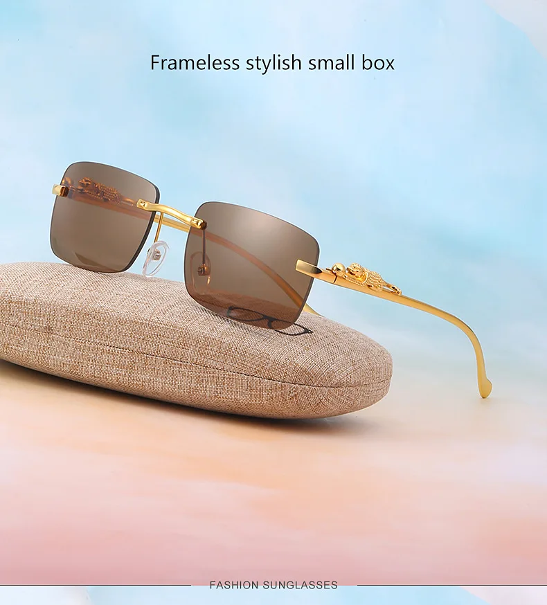 RIMLESS SUNGLASSES メタルフレーム Amazon.com: Polygon Rimless Sunglasses For Women Vintage