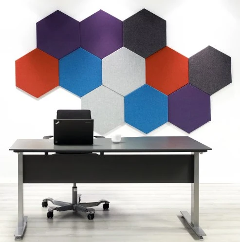 Customized  Polyester Felt Fabric Acoustic Panel for Indoor Decoration Wall Board