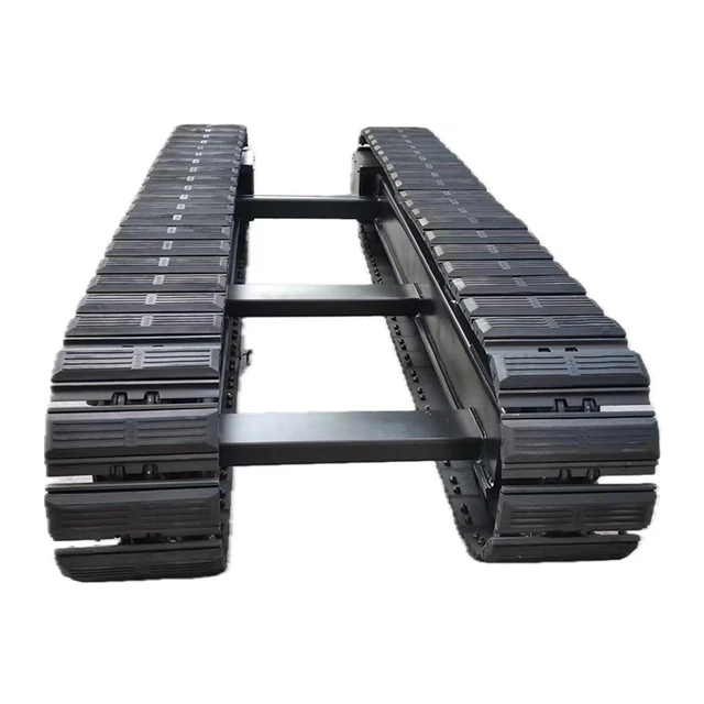 Chassis Assembly with Rubber Track Undercarriage PC Steel Frame Compatible Excavator