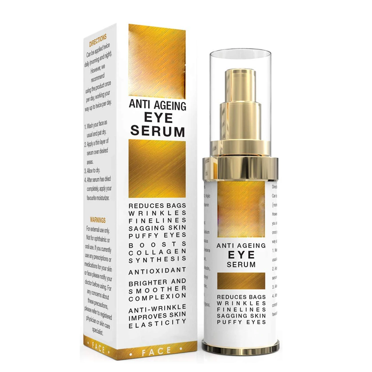customize your own brand remove dark circles hydration eye serum