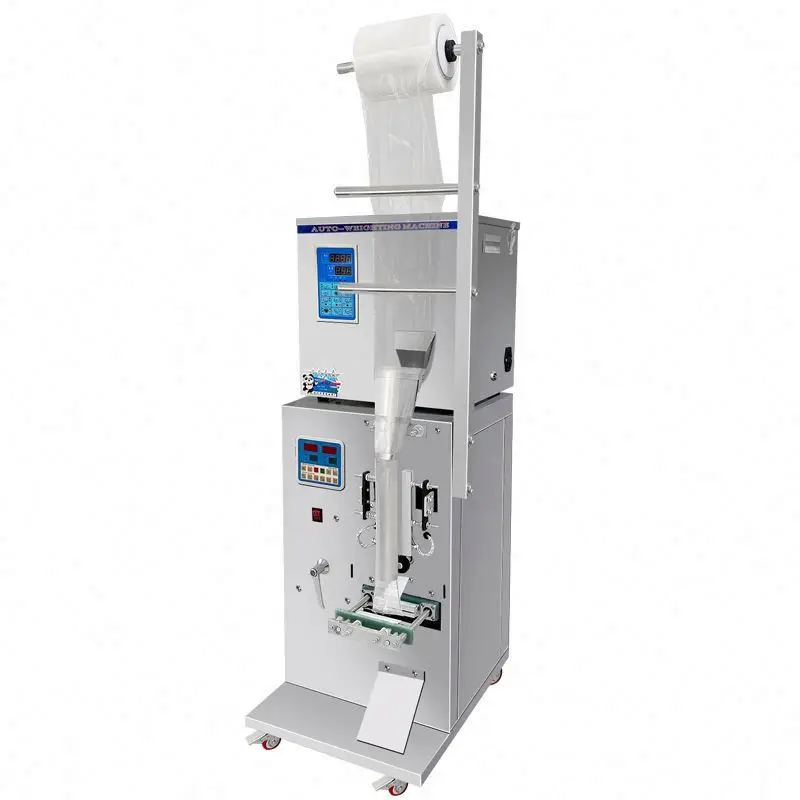 TEBAK Full-Automatic Strip Packaging Machine for Tea Bag Food Powder for Back Sealing Quantitative Weighing Packer Filling