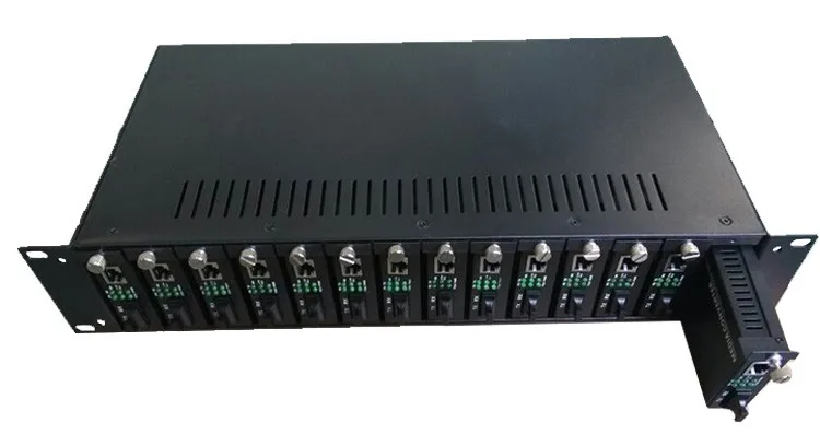 Rack Mount Media Converter Chassis - Remote Management