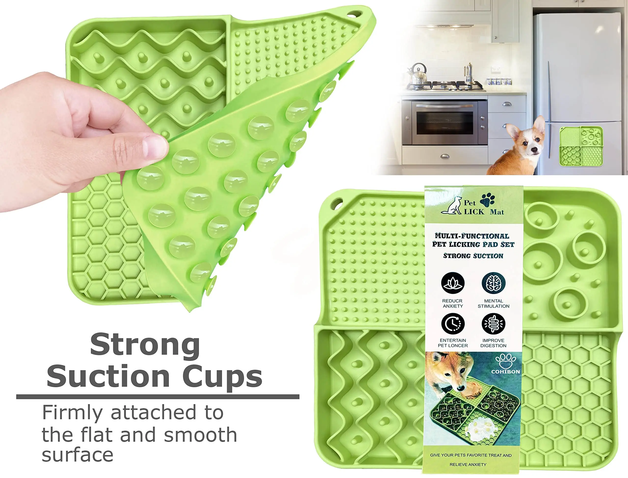 Lick Mat For Dogs And Cats Slow Feeder Dog Bowls With Suction Cups Dog