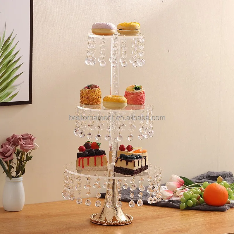 Crystal Cake Stand 3 tier Alibaba