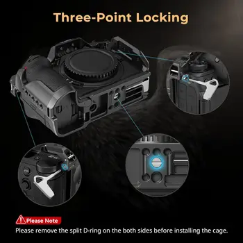SmallRig Z6 III Camera Cage Kit for Nikon Z6 III, with Top Handle and Cable Clamp, Aluminum Alloy Camera Full Cage Kit - 4520 detail image