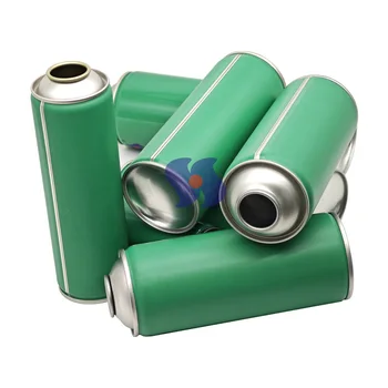 Empty Tinplate Cans 65mmX158mm CMYK Printing polish shaving foam Aerosol Gas Can empty aerosol can