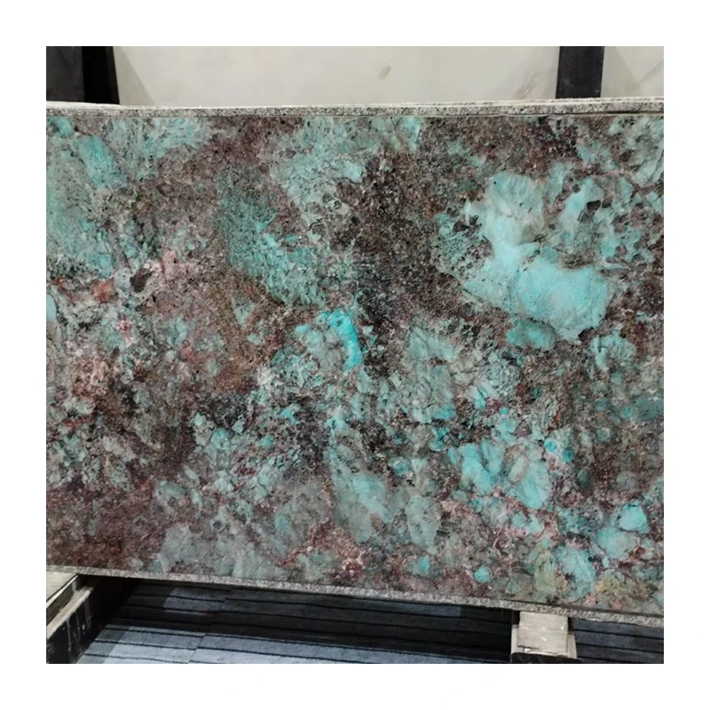 Meest populaire Amazonita-granietplaten voor hoogwaardige interieur- en exterieurtafels, stenen koffietafels, aanrechtbladen en wastafels