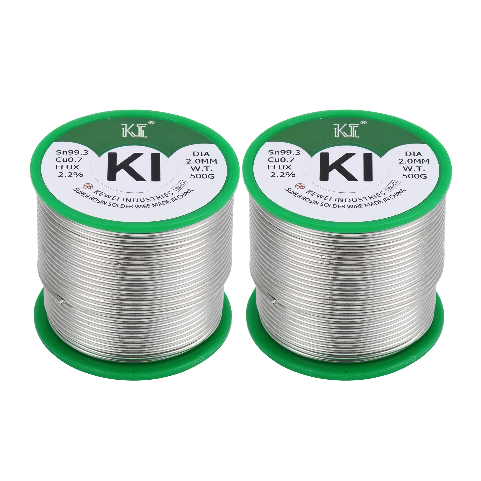 Customized Wsw Solder Wire Sn0.7cu 500g Roll With Flux Content 3.5% 0.5 ...