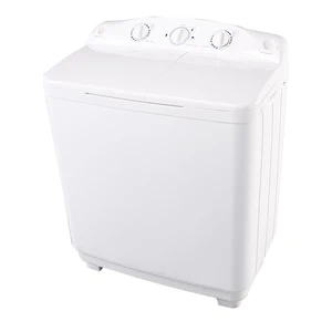 2026 New Style Commercial 15kg Top Load Semi-automatic Tub 1200 RPM Air Dry Household Laundry Washing Machine