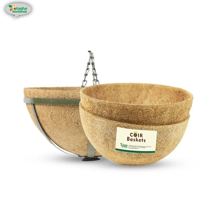 Be Super Welcome Handmade 8 Inch Biodegradable Coconut Coir Basket Liner Gumexhu 0065